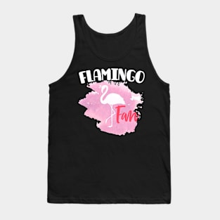 Flamingo Fan Art design product Tank Top